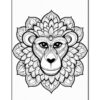 Immerse Yourself in Playful Creativity Mandala Coloring Monkey VOL 4