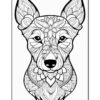 Mandala Coloring Dog VOL 5