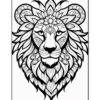 Roar with Majesty Lion Mandalas Coloring VOL 1