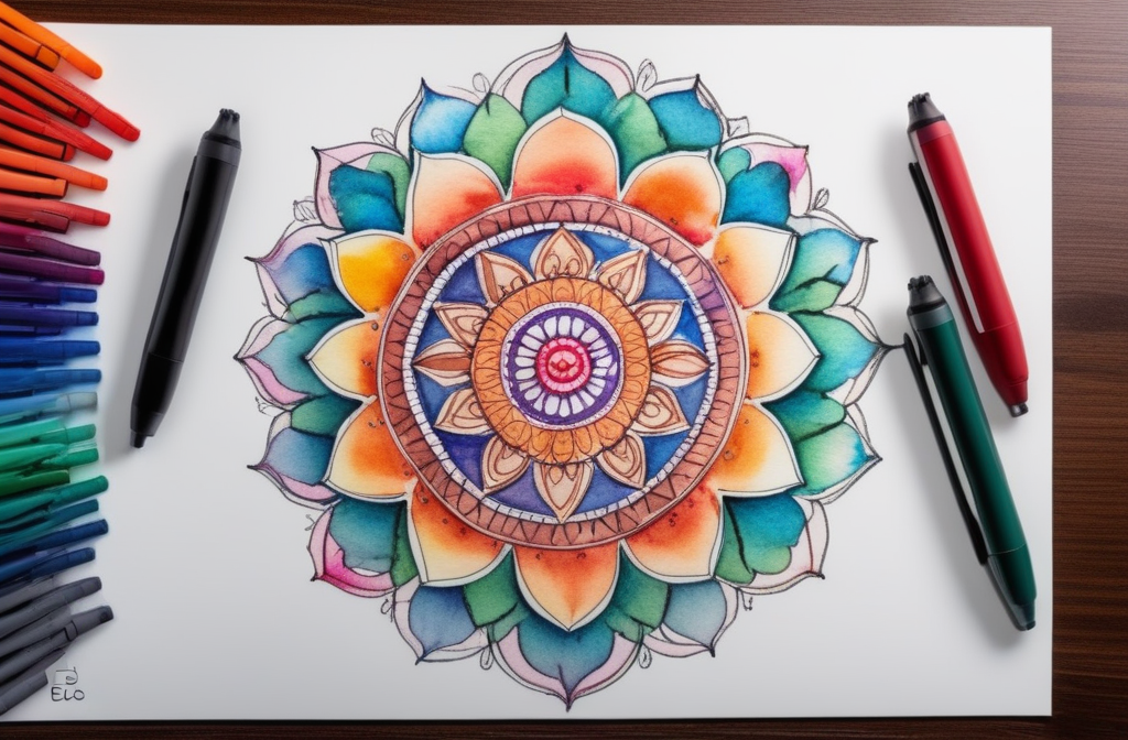 Harnessing the Therapeutic Power of Mandala Coloring
