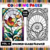 Immerse Yourself in Creativity with Stained Glass Coloring Book Vol. 6