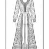 Immerse Yourself in Culture Moroccan Dress Coloring Pages Vol 2!