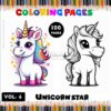 Immerse Yourself in Unicorn Colors Vol 6 100 Pages