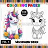 Unleash Your Creativity with Unicorn Pictures to Color Vol 5