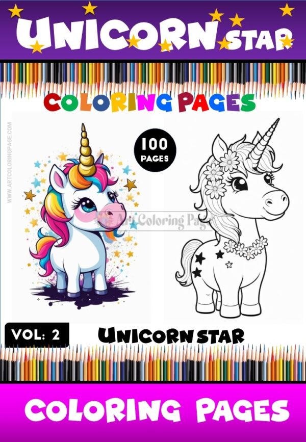 Unleash Your Imagination with Unicorn Coloring Sheets Vol 2!