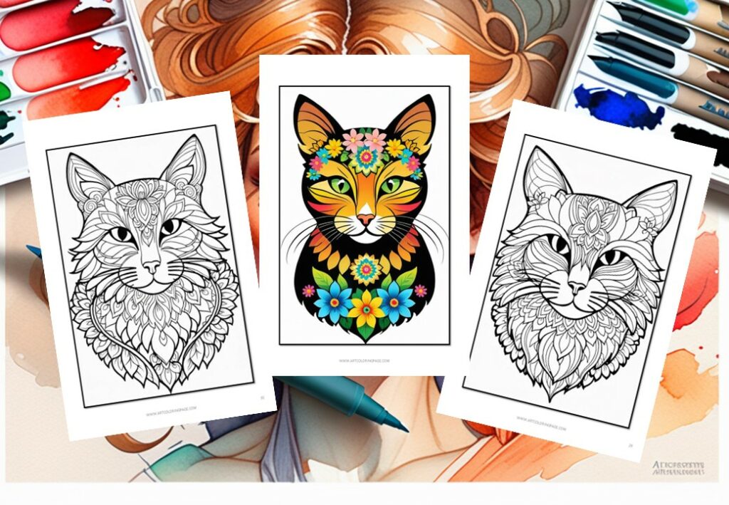 Why Choose a Cat Mandala Coloring Book for Engaging Summer Vacation