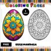 Discover Freedom with Eggs Free Coloring Mandala Pages