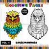 Discover Serenity with Eagle Mandala Printable Vol - 4!