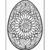 Discover Tranquility with Eggs Mandala Coloring Vol - 1!