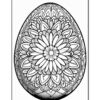 Discover Tranquility with Eggs Mandala Coloring Vol - 1!