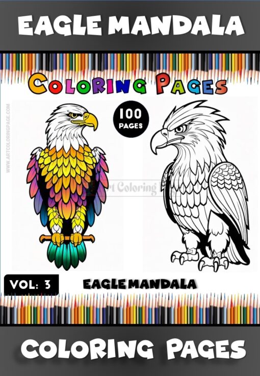 Elevate Your Artistry with Eagle Mandala PDF Vol - 3!