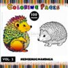 Experience Joy with Hedgehog Mandala Coloring Pages Vol - 2