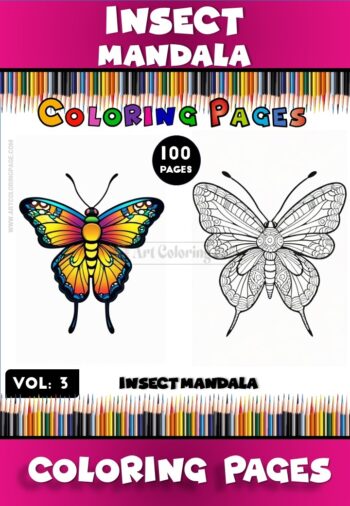 Explore Nature’s Art with Insect Mandala PDF Vol - 3