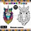 Step into a magical realm of creativity and relaxation with Unicorn Mandala PDF, Vol - 5. This enchanting coloring book features 100 beautifully detailed pages, available as an instant PDF download, ready for you to print and enjoy at 8.27 x 11.69 inches. Perfect for anyone looking to de-stress and let their imagination soar.