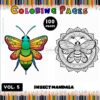 Immerse Yourself in Nature with Insect Coloring in Mandala Vol - 5