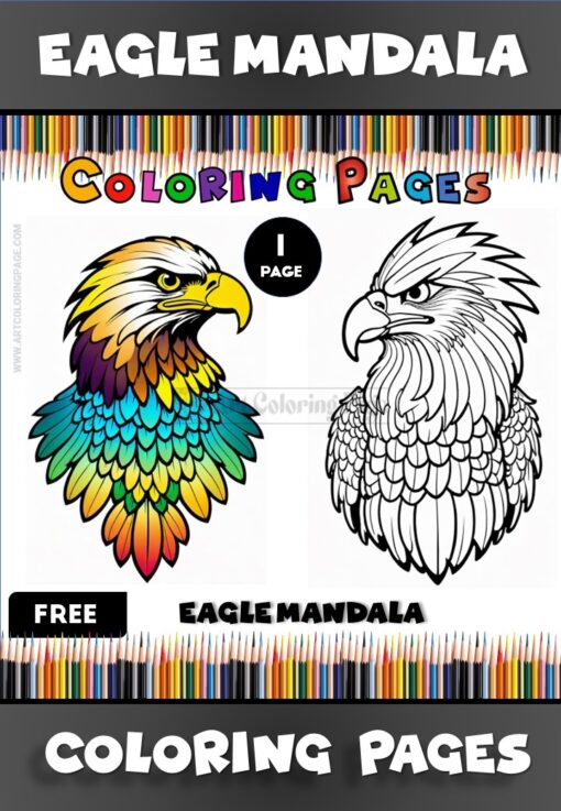 Soar to New Heights with Eagle Free Coloring Mandala Pages!