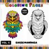 Unleash Your Creativity with Eagle Coloring Mandala Vol - 5!