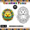 Unleash Your Creativity with Hedgehog Coloring Mandala Vol - 5