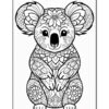 Unleash Your Creativity with Koala Mandala Coloring Pages Vol - 2
