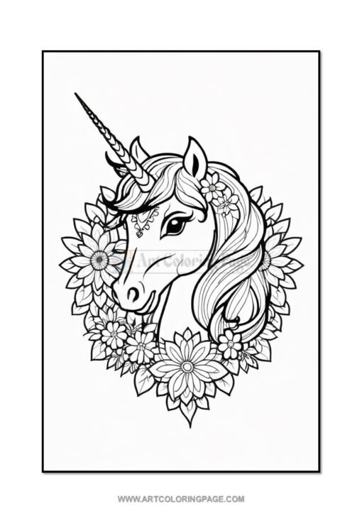 Unleash Your Creativity with Unicorn Mandala Coloring Vol - 2