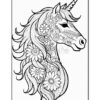 Unleash Your Creativity with Unicorn Mandala Coloring Vol - 2