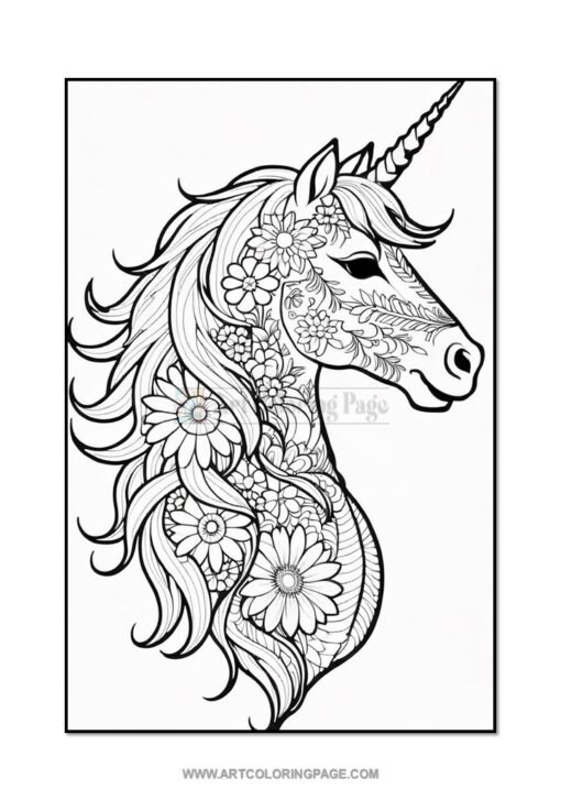 Unleash Your Creativity with Unicorn Mandala Coloring Vol - 2