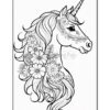 Unleash Your Creativity with Unicorn Mandala Coloring Vol - 2