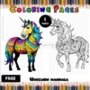 Unlock Creativity with Unicorn Free Coloring Mandala Pages