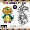 Unlock Prehistoric Creativity with Dinosaur Mandala Printable Vol - 3!Diapositive1