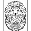 Unwind with Hedgehog Mandala PDF Vol - 3