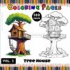 Continue the Adventure with Tree House Coloring Vol. 2 – 100 Pages