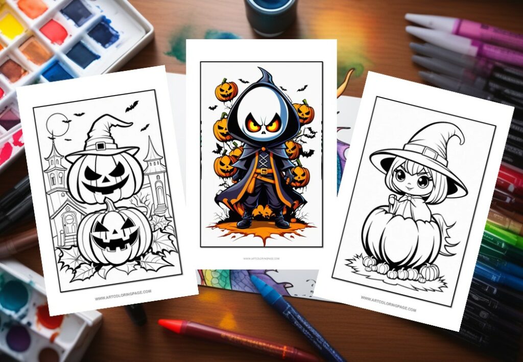10 Spooktacular Halloween Coloring Book Ideas for All Ages image1