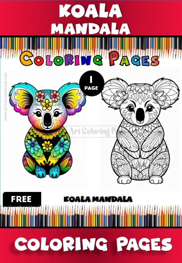 Discover Joy with Free KOALA Coloring Pages