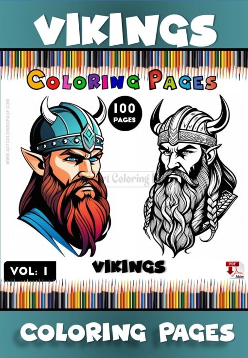 Discover Your Inner Artist with Viking Coloring Vol 1