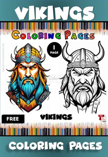 Discover the Adventure with Free Coloring Page Viking