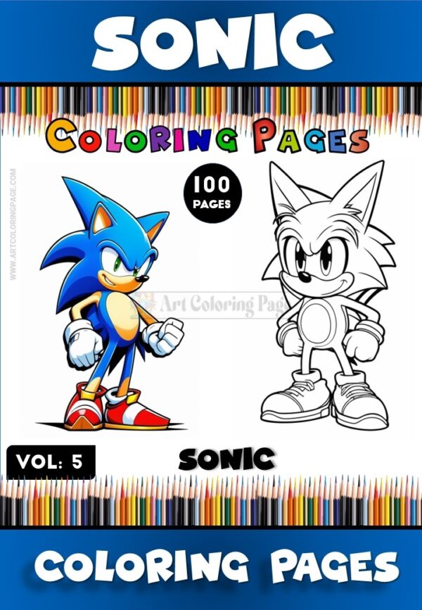 Discover the Thrill of Creativity with Sonic Coloring Sheets Vol 5