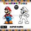 Dive Deeper into Fun with Super Mario Coloring Vol 3!