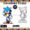 Dive Into the Exciting World of Sonic the Hedgehog with Coloring Pages Vol3