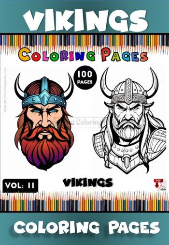 Dive into Adventure with Coloring Books Vikings Vol 11
