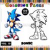 Dive into Endless Fun with Sonic Coloring Pages Printable Vol 10