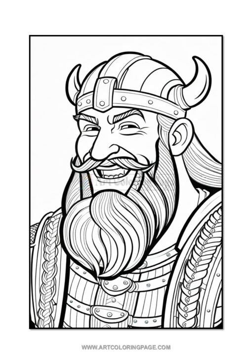 Dive into History with Vikings Coloring Book Vol 7 - Image 2