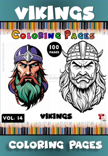 Dive into the Viking World with Coloring Pages Vikings Vol 14