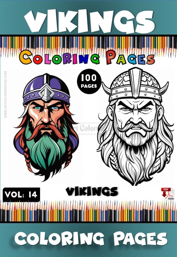 Dive into the Viking World with Coloring Pages Vikings Vol 14