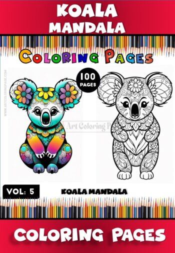 Elevate Your Calm with Koala Mandala Book Vol 5