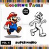 Elevate Your Creativity with Mario Coloring Pages Vol 5!Diapositive1