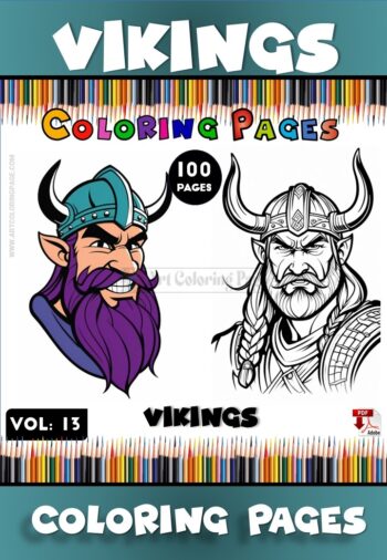 Embark on a Creative Adventure with Coloring Pages Viking Vol 13