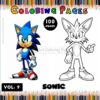 Sonic the Hedgehog Coloring Page Vol 9 – Boost Creativity with Speed!