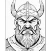 Embark on a Creative Adventure with Viking Coloring Page Vol 5