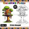 Embark on a New Adventure with Coloring Tree House Vol. 4 – 100 Pages