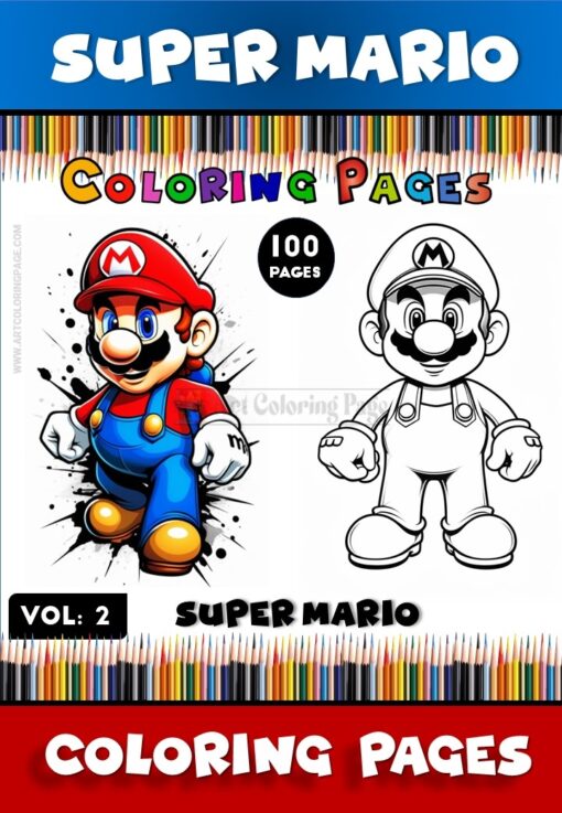 Embark on a New Adventure with Super Mario Coloring Book Vol 2!